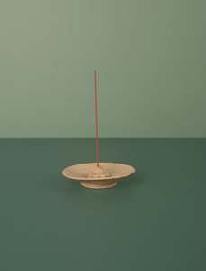 Back In Stock: Ceramic Incense Holder Round // Stone