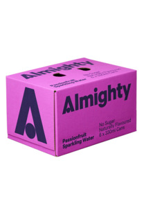 Almighty ‘Passionfruit’ Sparkling Water 6x330ml