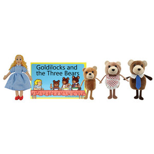 Products: Goldilocks and the Three Bears Book and Puppet Set