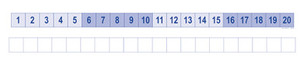 Products: Number Strips 1-20 - Set of 30