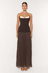 JEFRE SEI - Nicolette Dress in Espresso