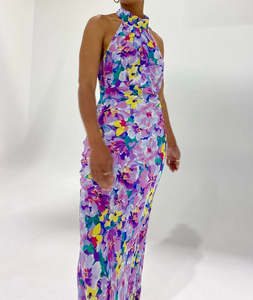 RUBY - Gigi Silk Halter Dress