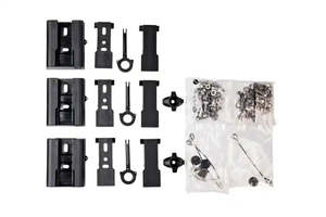 Racksbrax HD Hitch Standard Triple Quick Release Awning Brackets