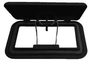 Large Scupper Vent Black - Alloy