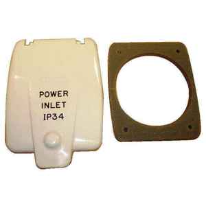 Clipsal Flap for Old Type 240volt Caravan inlet - White