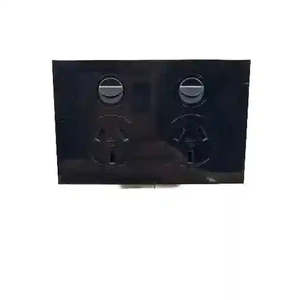 C Type Double GPO Black CMS 230Vac Plug N Play
