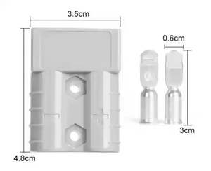 1 x 50amp Anderson Type Plug Standard Grey 50amp 6AWG