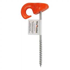 Ezy Anchor Outback Screw Peg 200mm Orange - Each - no longer available