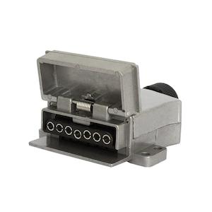7 Pin Female Trailer Socket Metal Led