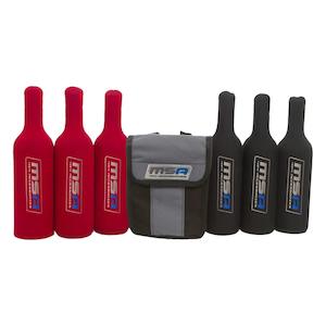 Msa: MSA 4X4 Wine Bottle Tubes with Canvas Storage Bag