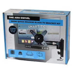 Sphere Ekon Quick Release TV Bracket Single Arm 15Kg Capacity