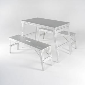 Stratus Outdoor Table and Bench Bundle