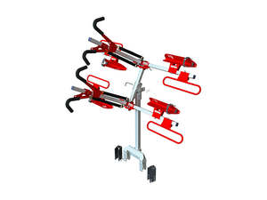 Bike Racks: Gripsport Complete Tilting Caravan Rack for 4 Bikes with Tall Bolt On Mount Kit