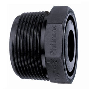 Discount Collection: Poly Hex Reducing Bush Male x Female BSP Thread Pipe Fitting - 40mm x 25mm