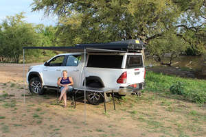 Eezi-Awn Series 1000 Alloy Case Awning Grey 2000mm - Autumn Sale