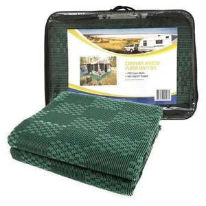 Caravan Annex Mat 2.5M x 3.5M Foam Mesh Breathable and Anti Slip Green