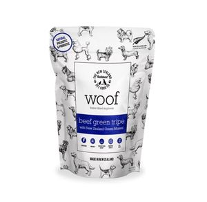 WOOF BEEF GREEN TRIPE & MUSSEL TREATS - Everything Dog