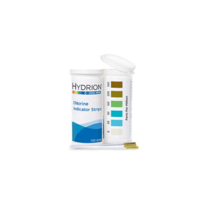 Chlorine 0-300, 100 strips/vial