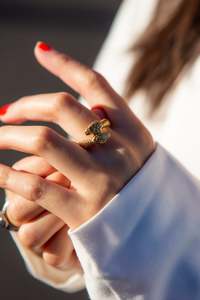 Evil Twins Snake Ring