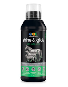 Horse Care Supplies: shine & glide - Pure Natural Cold-Pressed Hemp Oil for Horses, Dogs and Cats