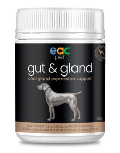 Dog Care Supplies: gut & gland Daily Stool Firming & Anal Gland Support for Dogs
