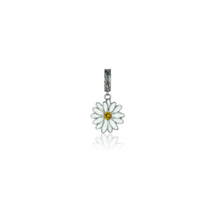 Charm Ranges: White Daisy Pendant Charm (Cherished)