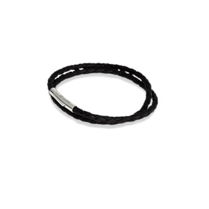 Charm Carriers: Black Double Journey Bracelet