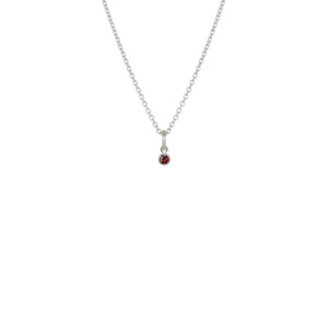 Necklaces Pendants: January Necklace (Garnet)
