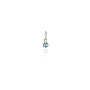 December Pendant Charm (Blue Topaz)