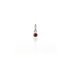 Gemstones: January Pendant Charm (Garnet)
