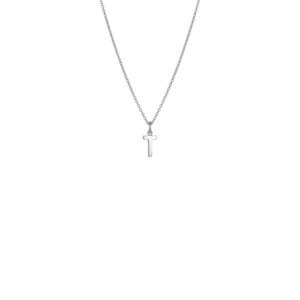 Necklaces Pendants: Mini Letter 'T' Necklace