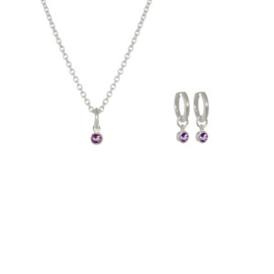 February Birthstone Jewellery Set