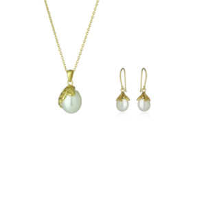 Best Sellers: Gold Pearl Devotion Jewellery Set