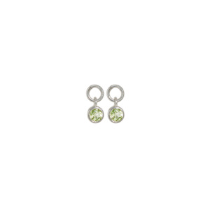 Birthstones Collection: August Huggie Charms (Peridot)