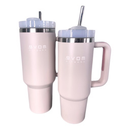 All: Evom InsuLuxe Tumbler - Pink Quartz - Lead Free