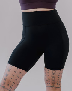 Womens Compression Shorts: Contour Luxe Biker Shorts | By Evom