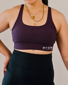 Products: Elevate Mesh Sports Bra Plum | By Evom