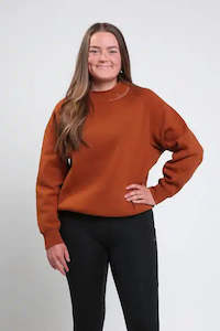 chestnut crew: Chestnut Crew Neck Sweatshirt