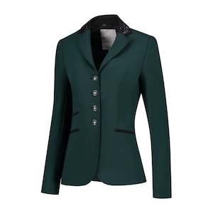 Competition Jacket Emerald, black & Swarovski