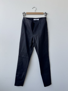 Dior Leather Trousers - Navy
