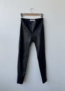 Dior: Dior Leather Trousers - Black