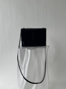 Brand: Saint Laurent Sunset leather crossbody bag - full set