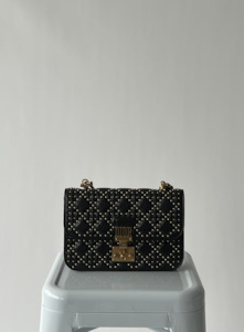 Dior: Dior Studded Bag - Dark Brown
