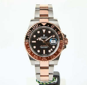 Rolex Oyster Perpetual GMT-Master II** “Root Beer” Wristwatch in 18ct Everos&hellip;