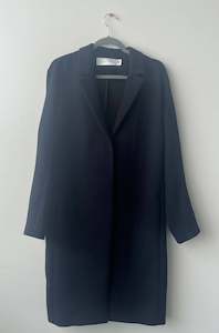 Jumpers 1: Victoria Beckham Navy Blue Coat