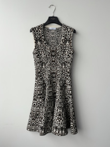1000 1999: Alaia Leopard-print Jacquard Minidress
