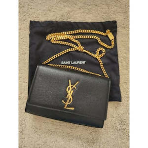 1000 1999: YVES SAINT LAURENT KATE SMALL IN GRAIN DE POUDRE EMBOSSED LEATHER