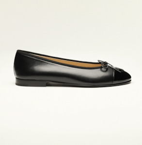Chanel Ballet Flats – Lambskin & Patent Calfskin