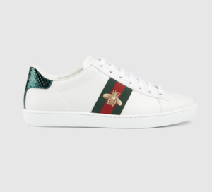 Gucci Womens Ace Trainer with Bee
