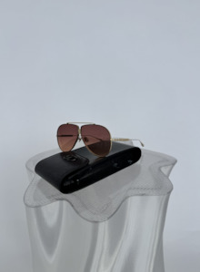 Valentino XVI Sunglasses – Gold Frame